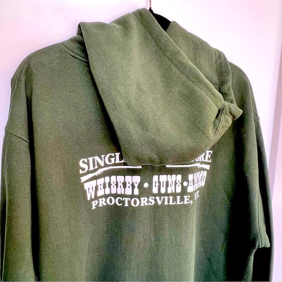R Sport Proctorsville VT Singleton’s Store Hunter Green Hoodie, Est. Men’s L - Picture 11 of 14